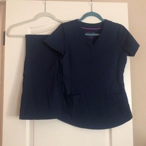 Purple Label by Healing Hands Scrub Set